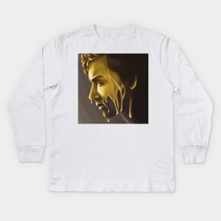 Klaus Hargreeves / Robert Sheehan - Umbrella Academy Gold Kids Long Sleeve T-Shirt